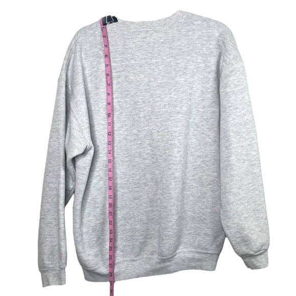 Vintage Y2k Lee Gray Crewneck Sweatshirt with Puppies Labrador Retriever - Picture 3 of 7